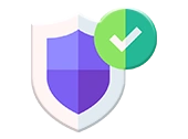 Secure gaming icon representing protected transactions and trusted casino services