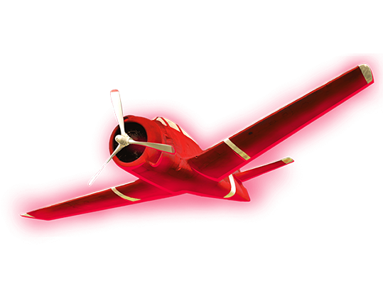 Aviator instant win game character for promotional casino game artwork
