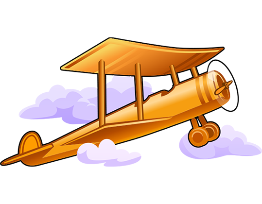 High Flyer instant win game character for promotional casino artwork