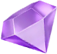 Decorative diamond for VIP program promotion.